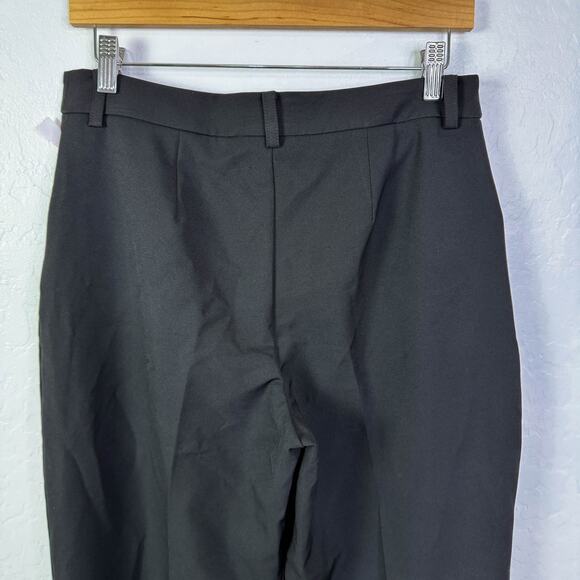 Vince Camuto Stretch Wide Leg Slim Trousers Pants Slacks Black Business Sz 6 NWT - Picture 6 of 11